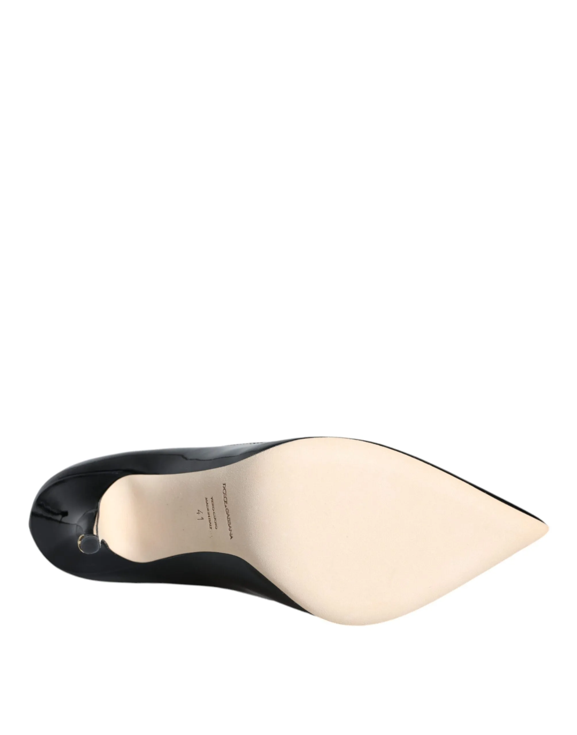 Dolce & Gabbana Bellucci Pumps In Black Patent Leather