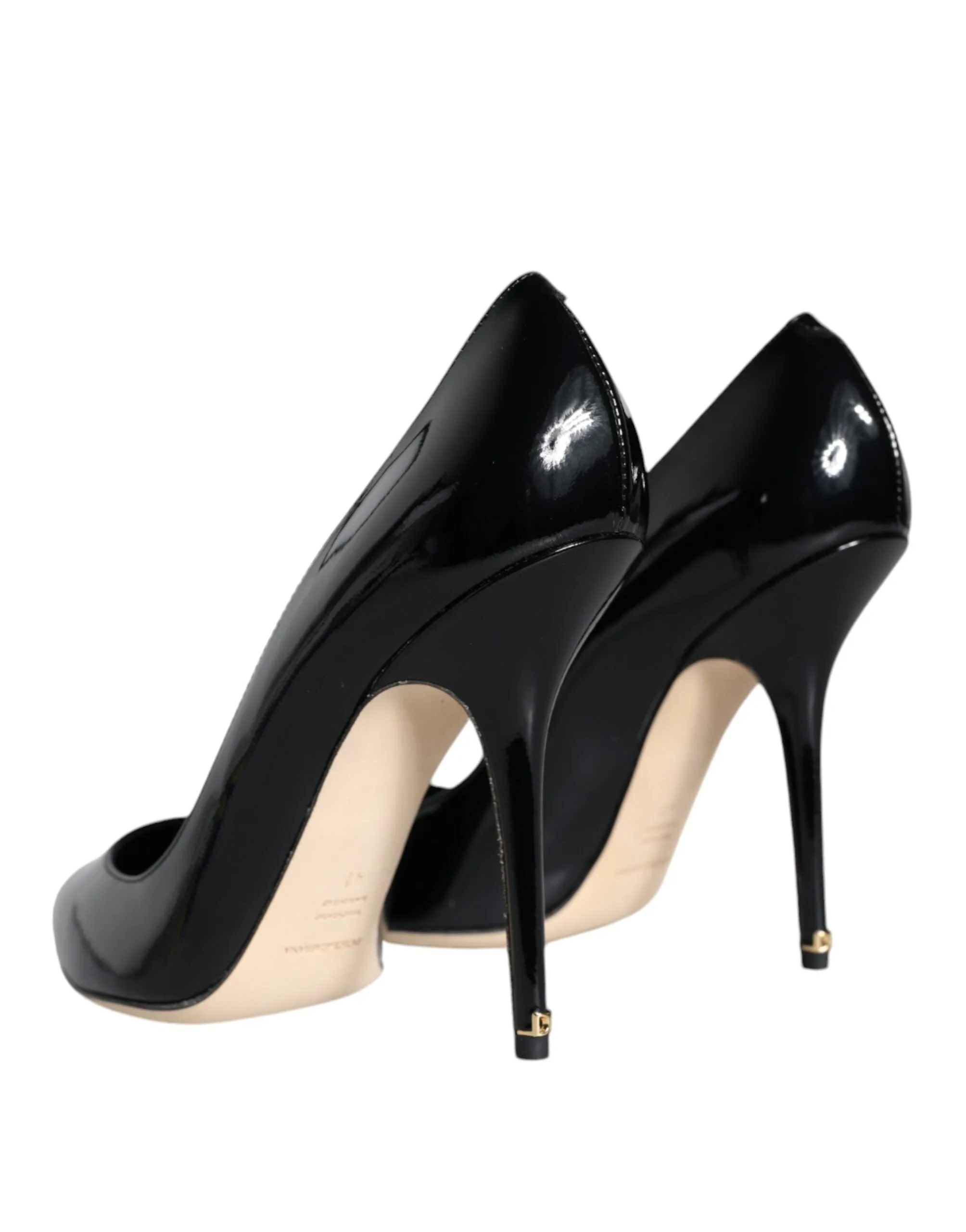 Dolce & Gabbana Bellucci Pumps In Black Patent Leather