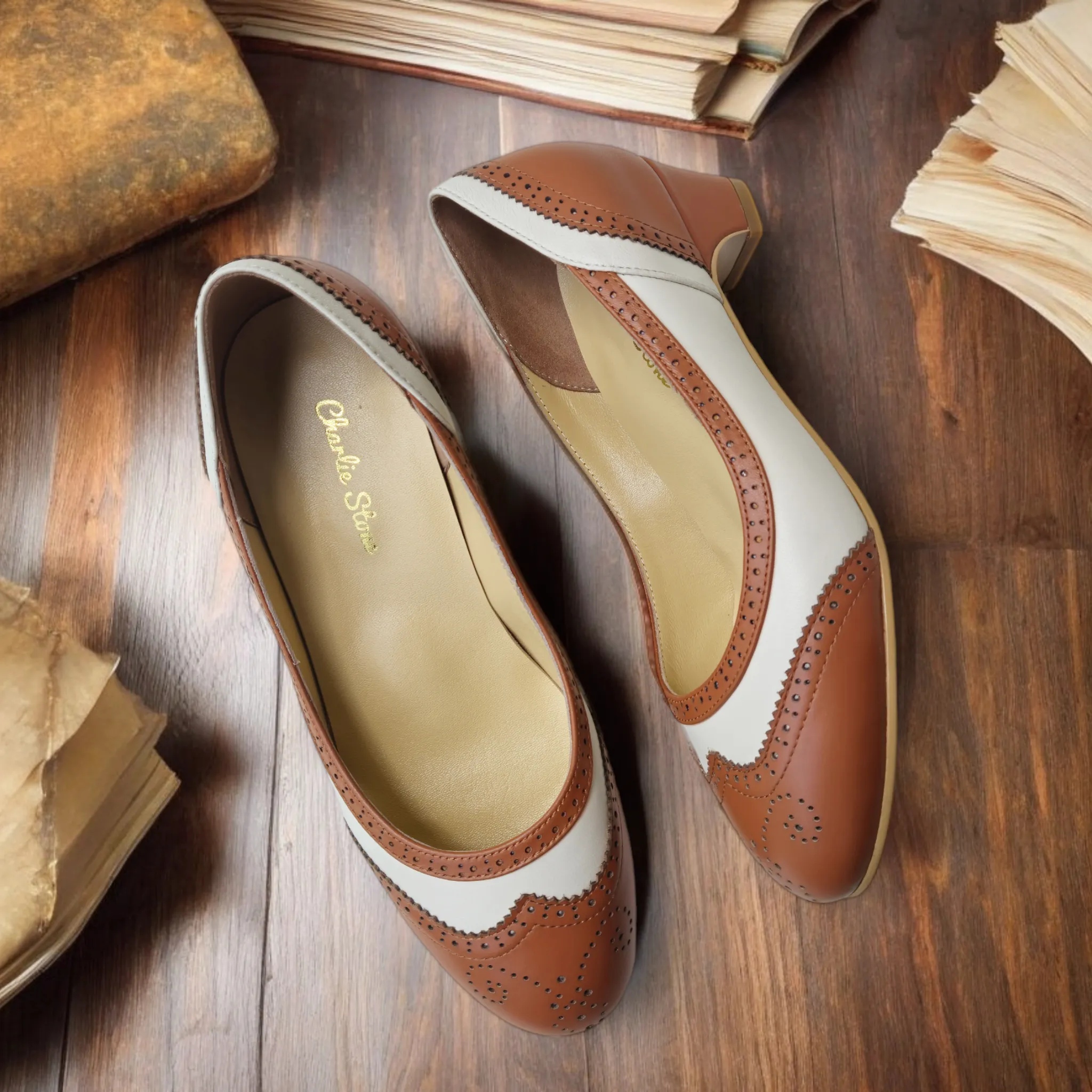 Edinburgh (Tan/Chiffon)