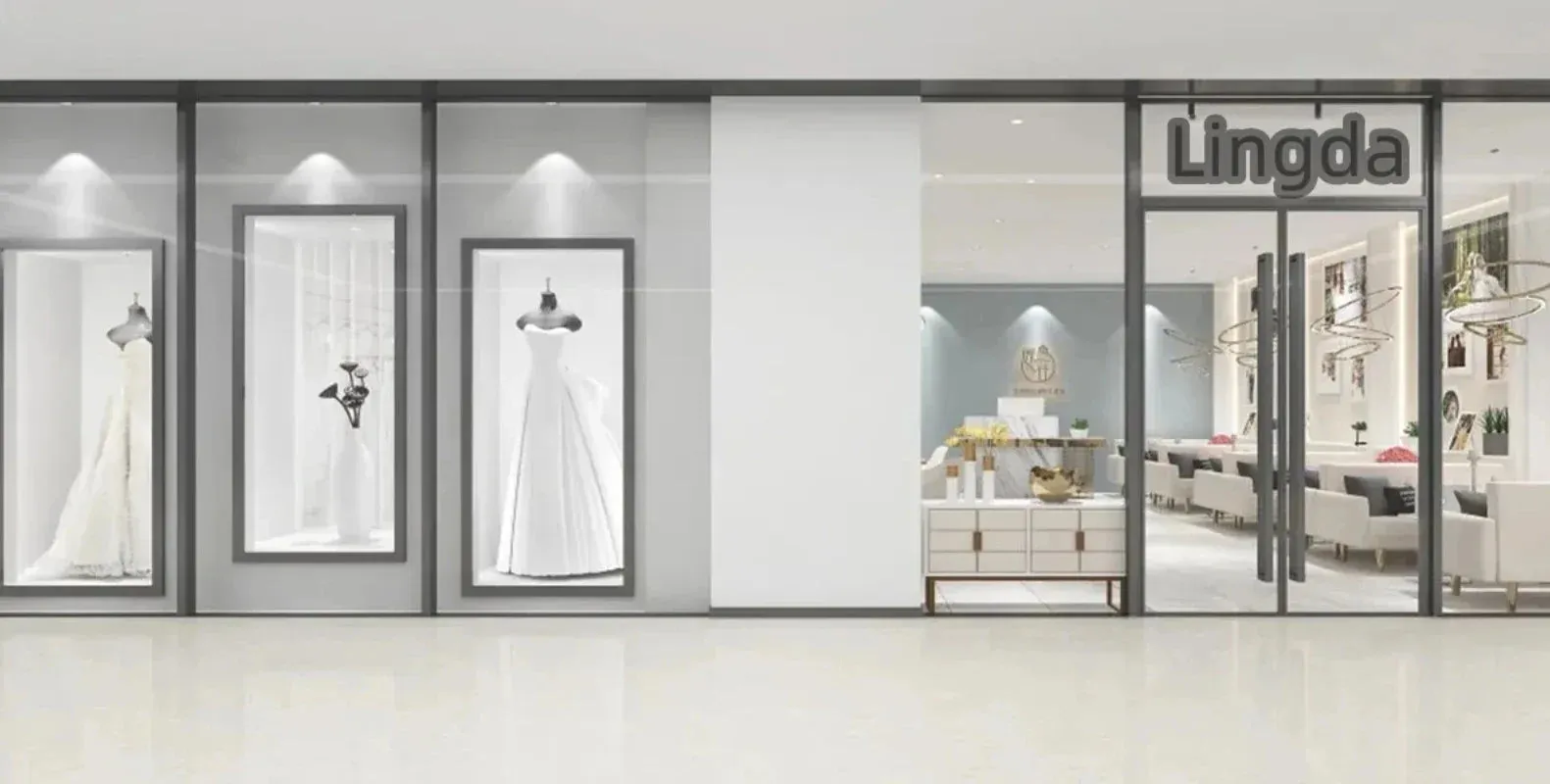 Elegant Mermaid Wedding Dress With Detachable Train