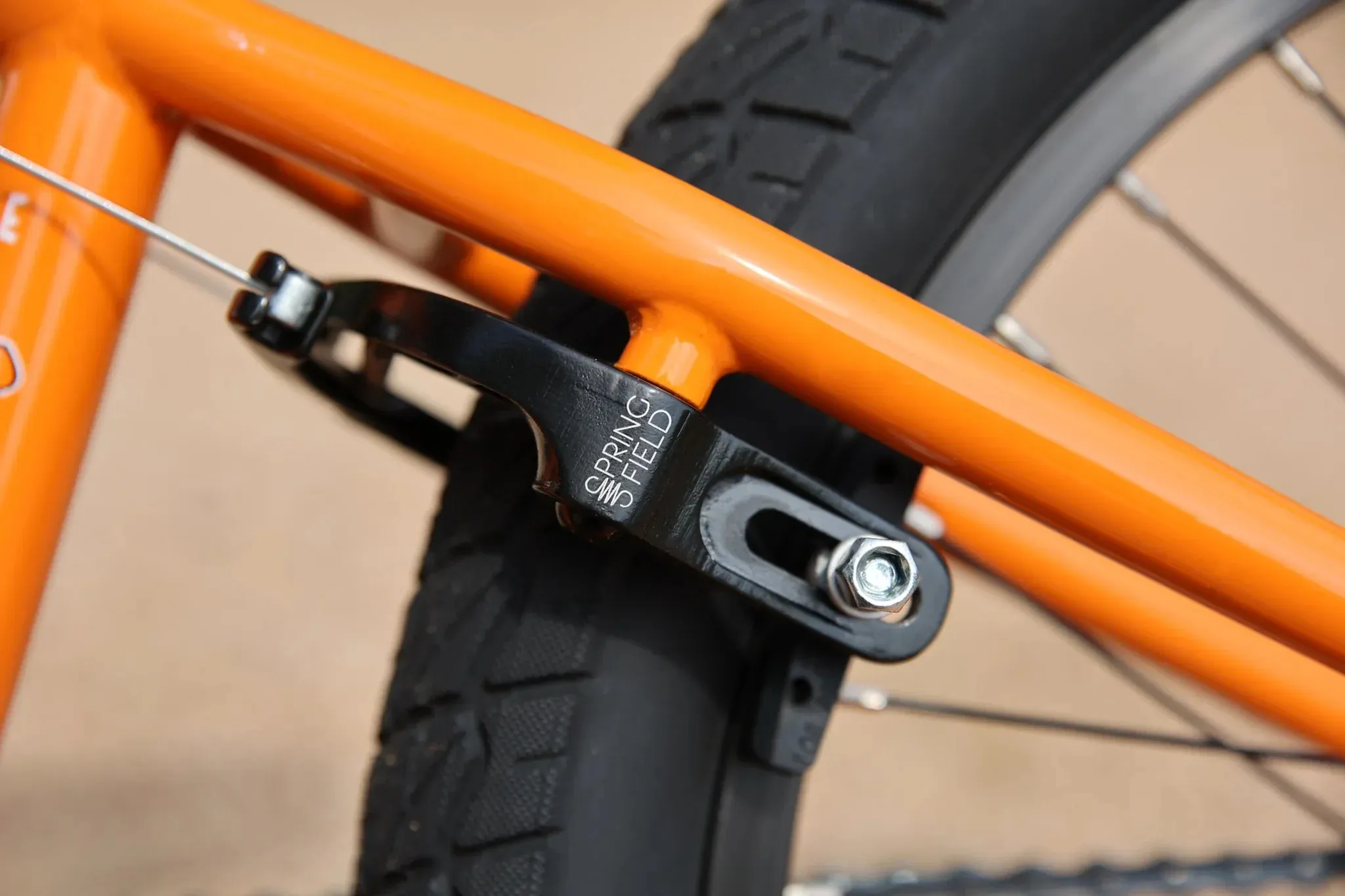 Fairdale Macaroni 24″ Complete Cruiser Bike - Gloss Orange Soda