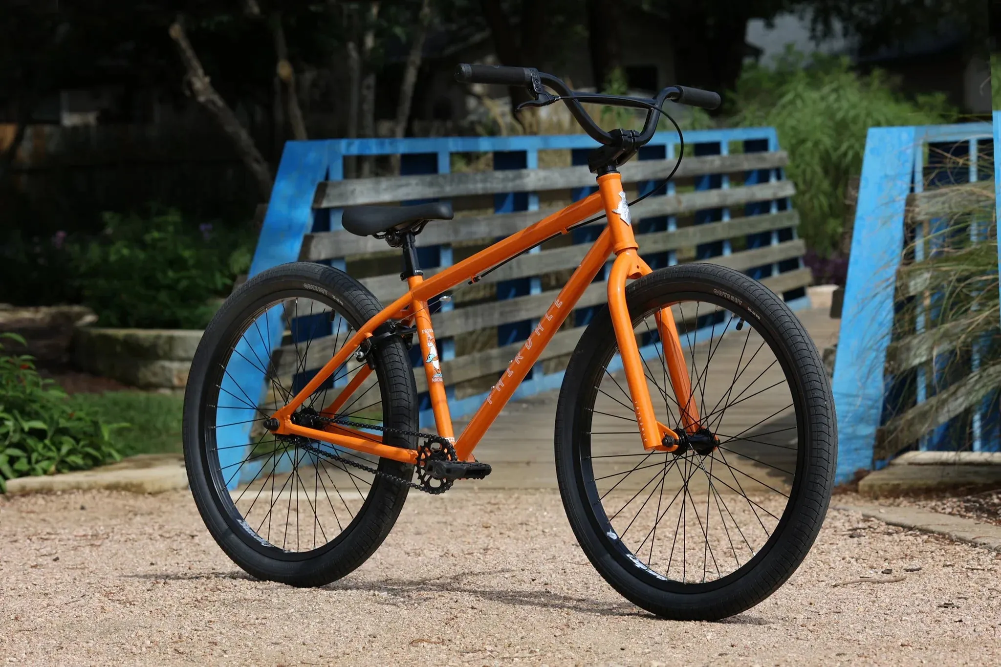 Fairdale Macaroni 24″ Complete Cruiser Bike - Gloss Orange Soda
