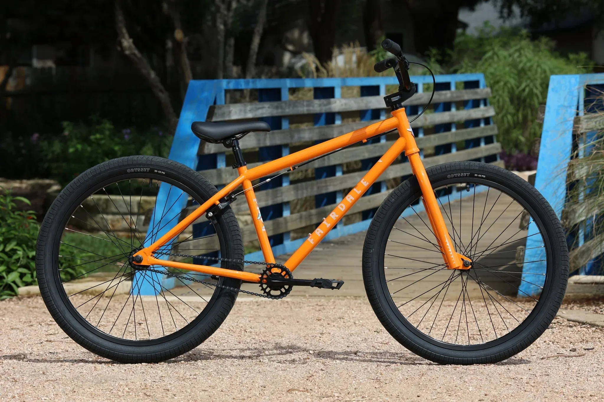 Fairdale Macaroni 24″ Complete Cruiser Bike - Gloss Orange Soda