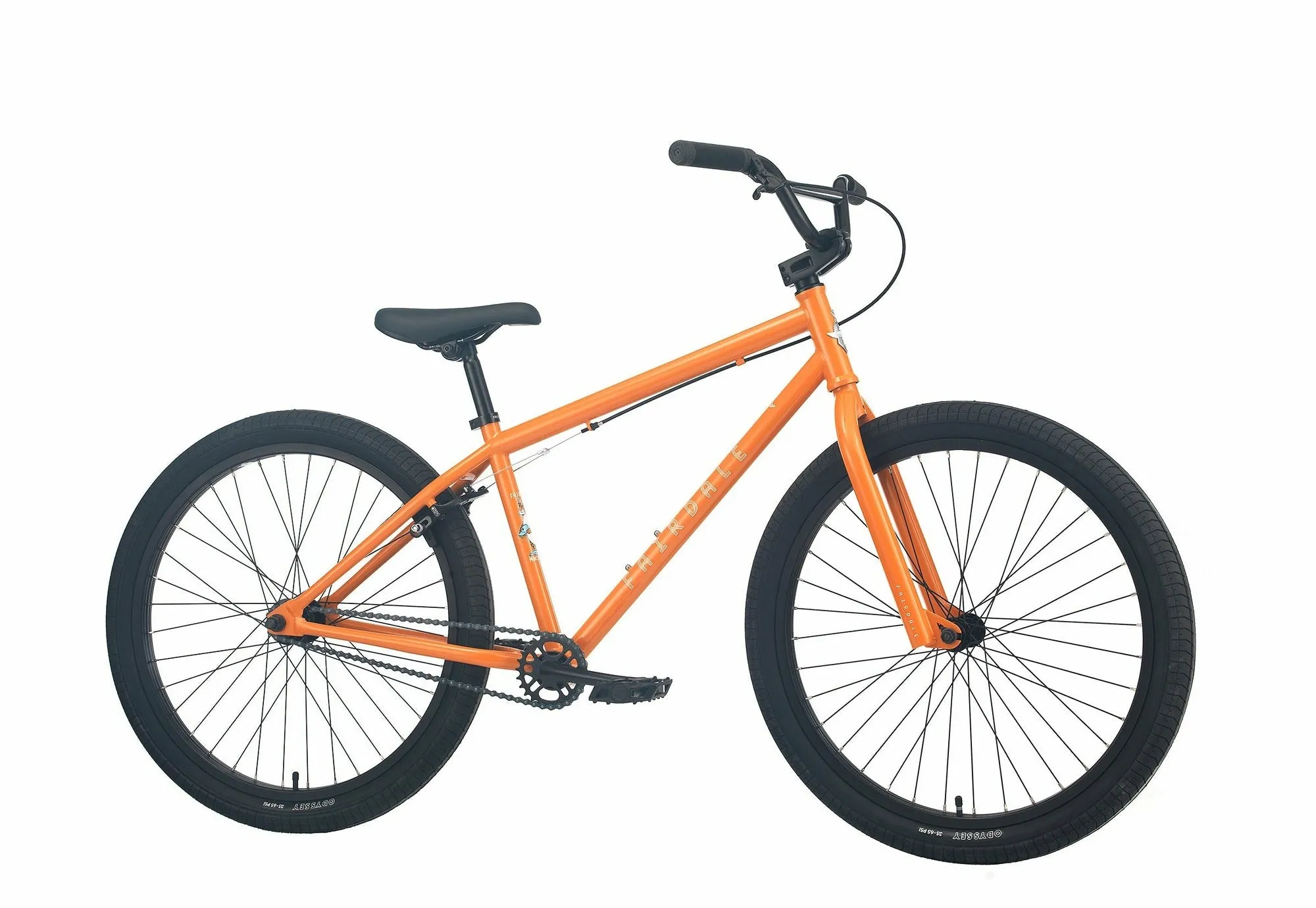 Fairdale Macaroni 24″ Complete Cruiser Bike - Gloss Orange Soda
