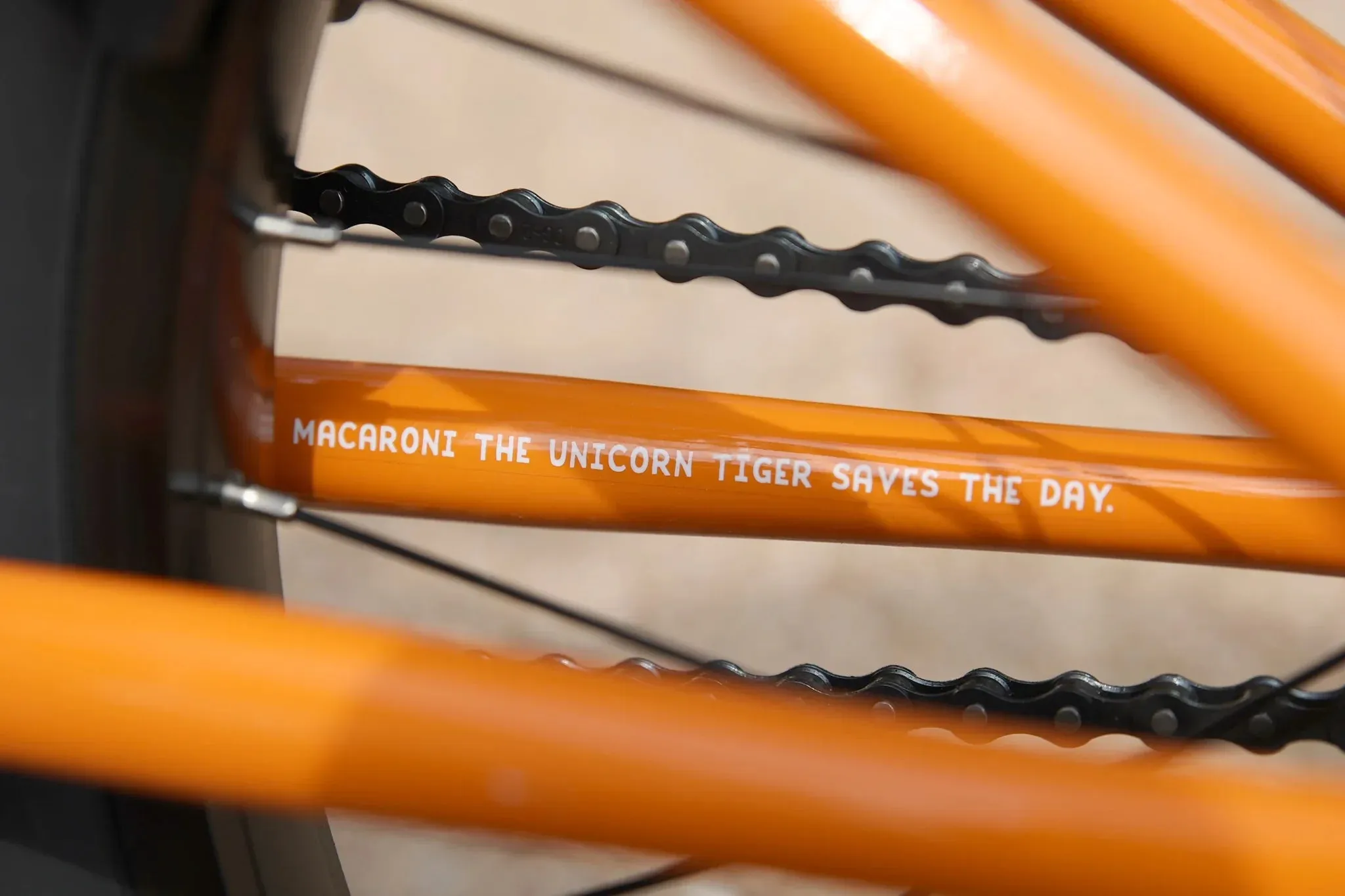 Fairdale Macaroni 24″ Complete Cruiser Bike - Gloss Orange Soda