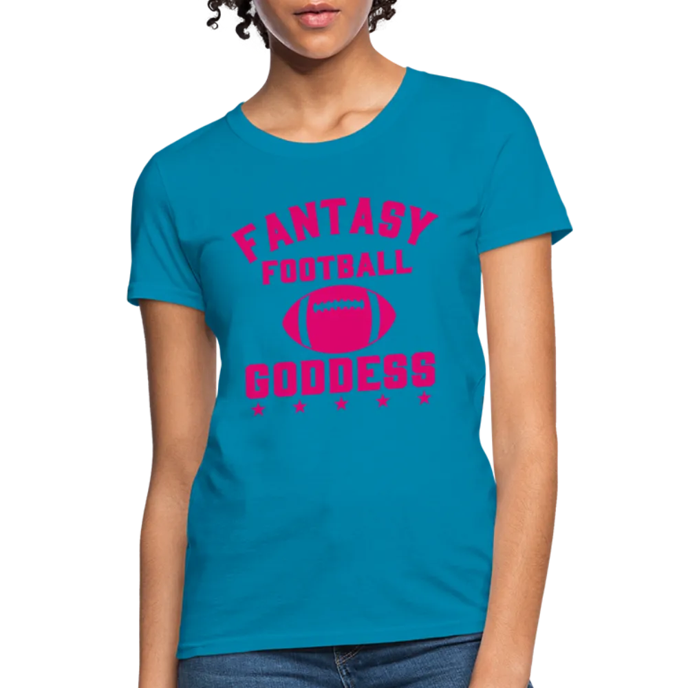 Fantasy Football Goddess Women's Contoured T-Shirt