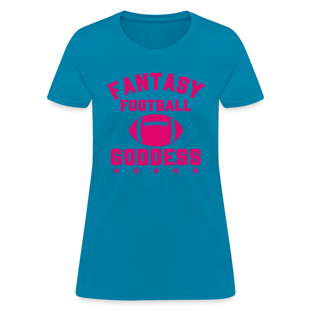 Fantasy Football Goddess Women's Contoured T-Shirt
