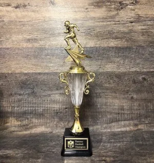 Fantasy Football League Trophy FFL Trophy Champion Champ Championship Winner Trophy Trophies Award Crystal Cup Winning Cup League Winner
