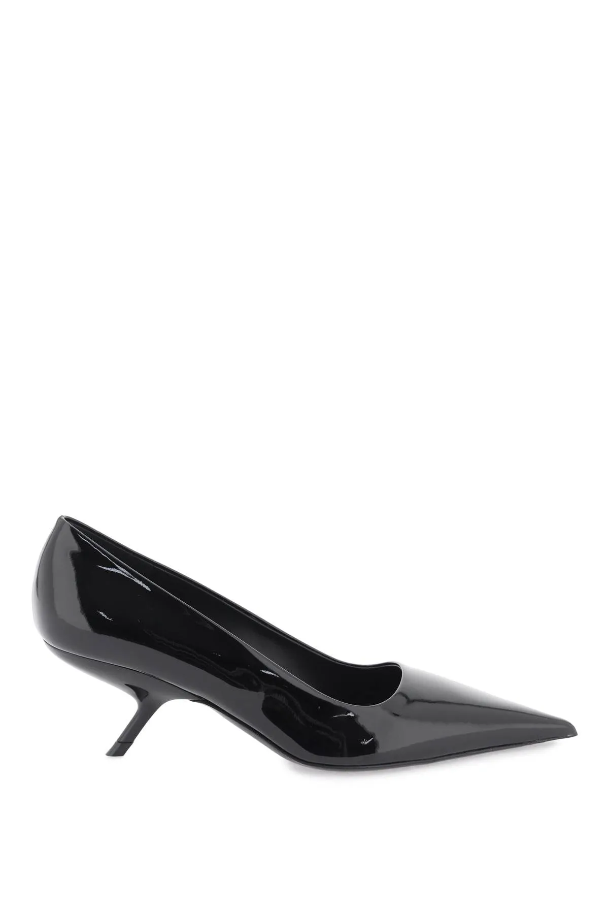 Ferragamo Sleek Black Patent Leather Pumps for Women - SS24 Collection