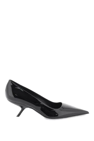 Ferragamo Sleek Black Patent Leather Pumps for Women - SS24 Collection