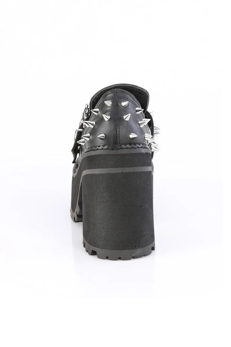 Ghost Bones Platform Loafers [ASSAULT-38]