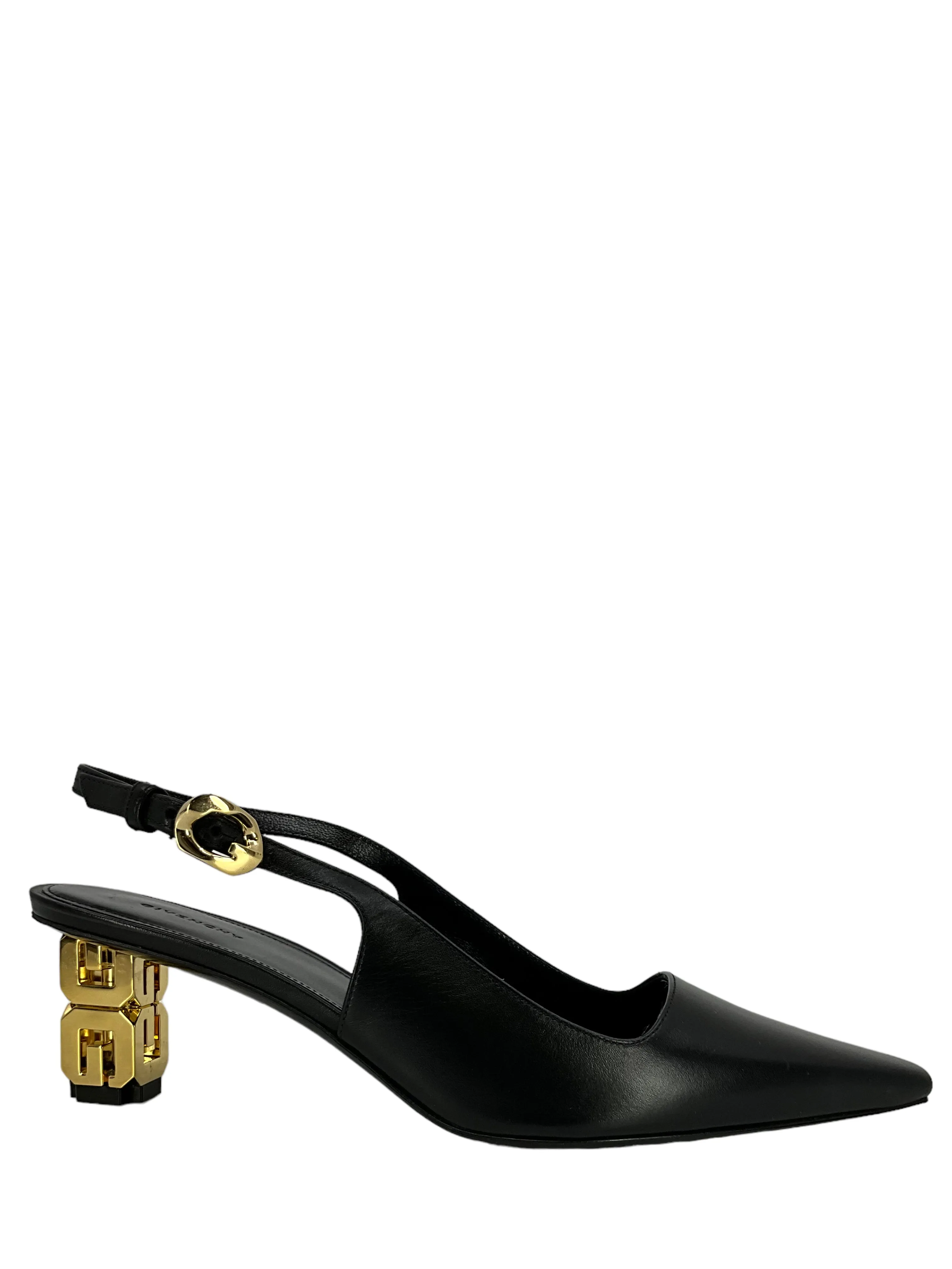 Givenchy G Cube Slingback Pumps Size 6 NEW