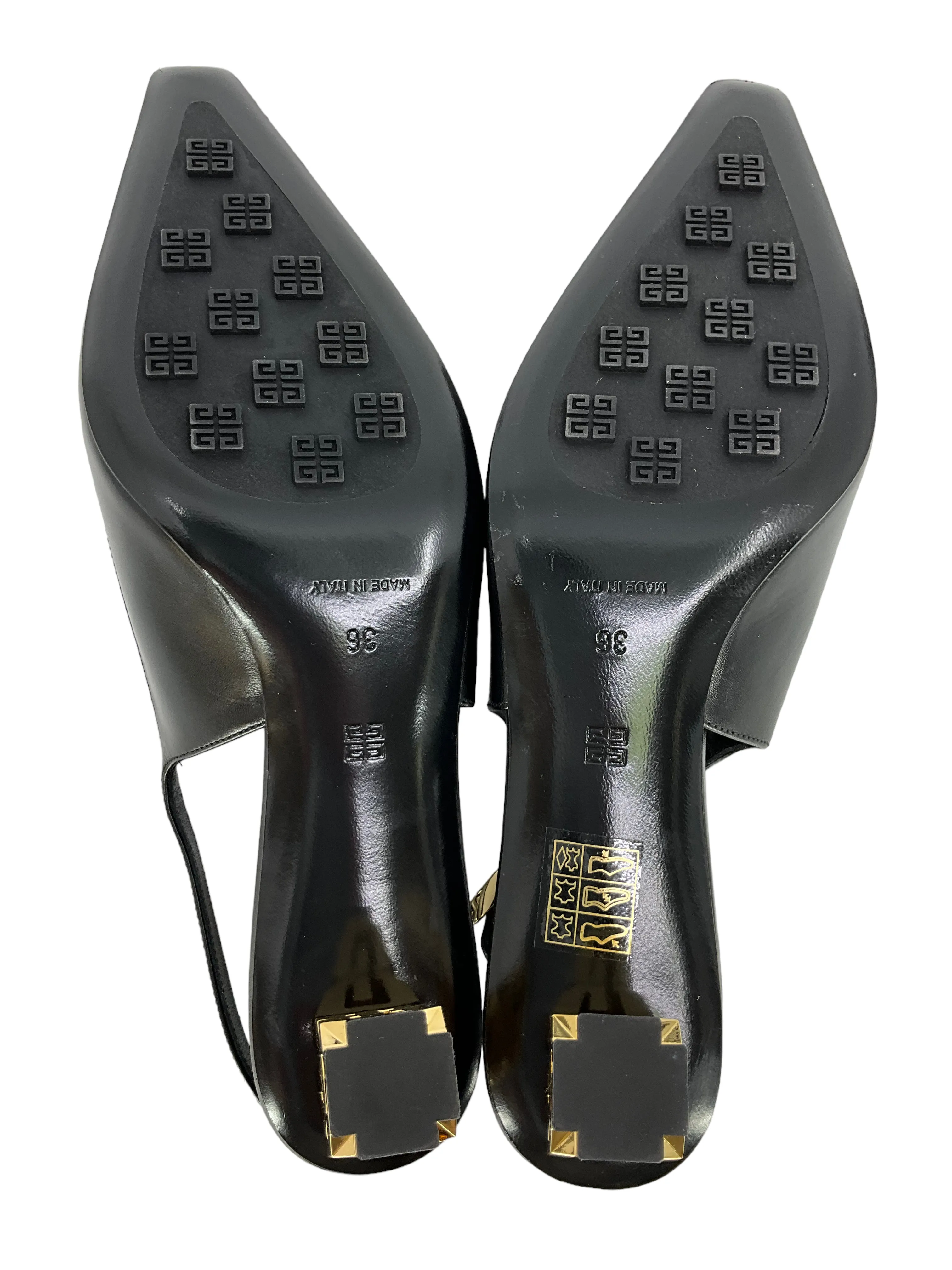 Givenchy G Cube Slingback Pumps Size 6 NEW