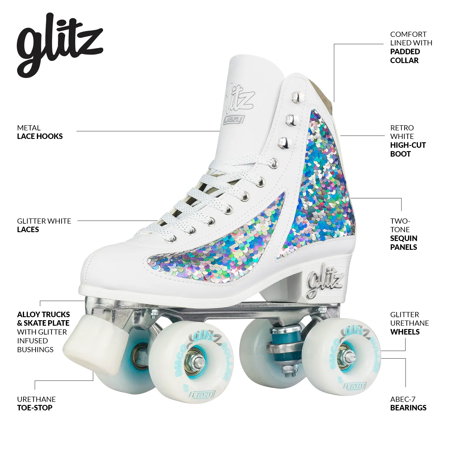 GLITZ Diamond - Roller Skates