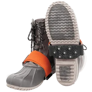 Global Glove & Safety ITR3620 Ice Gripster Treads Anti Slip Mid Sole Traction Cleats with Tungsten Carbide Studs