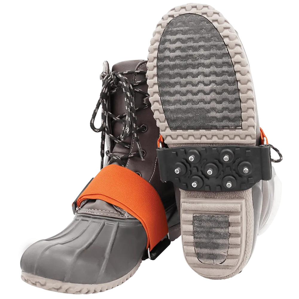 Global Glove & Safety ITR3620 Ice Gripster Treads Anti Slip Mid Sole Traction Cleats with Tungsten Carbide Studs