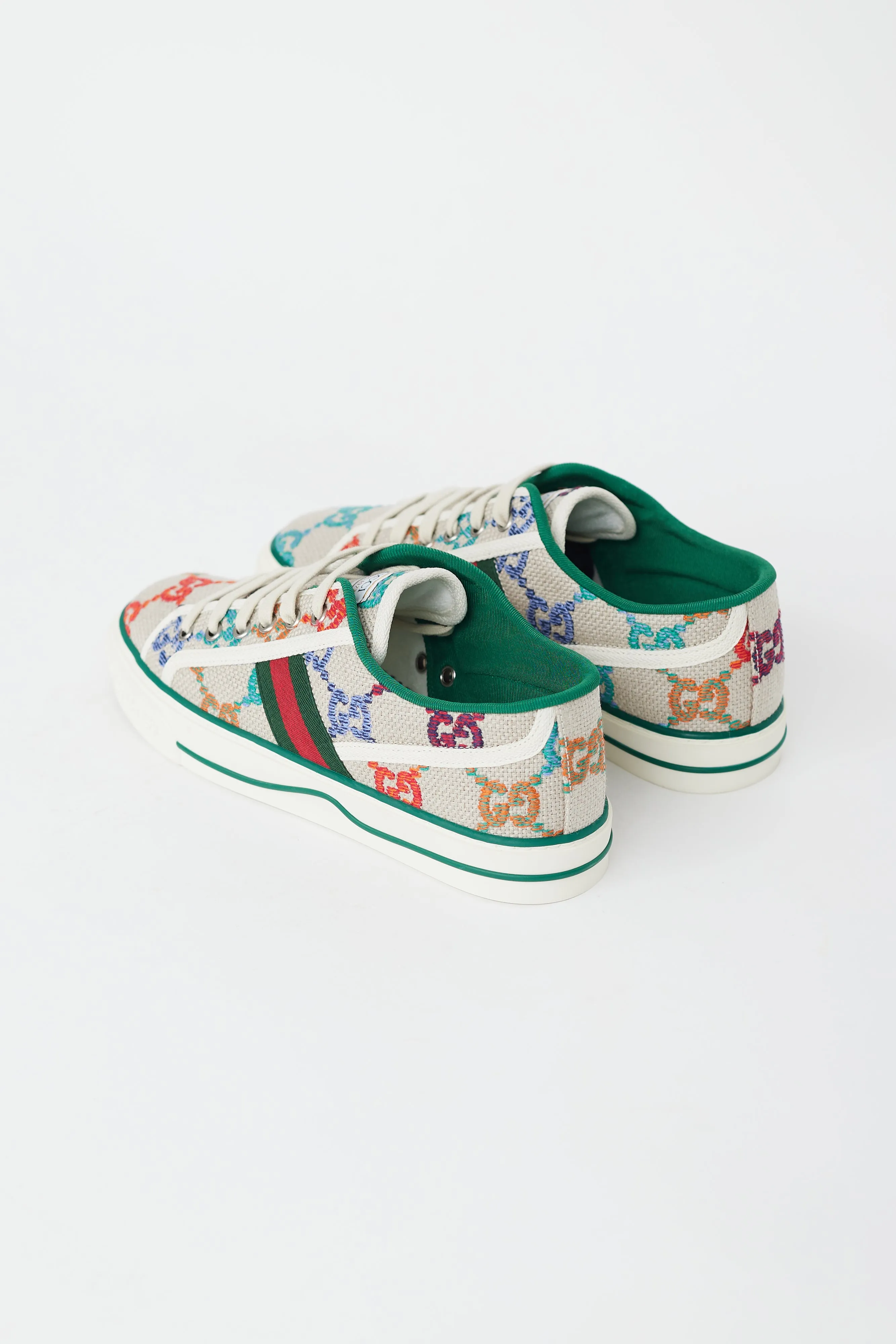 Grey & Multi GG Tennis 1977 Sneaker