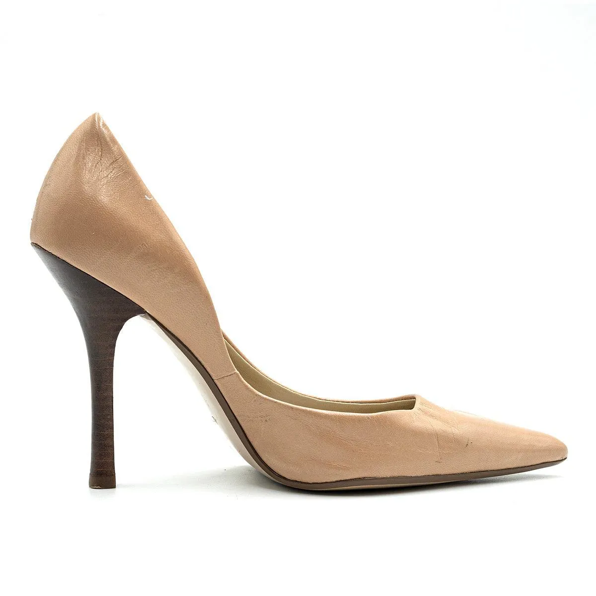 Guess Carrie Pumps High-Heel Shoes Leather Beige Colour For Women