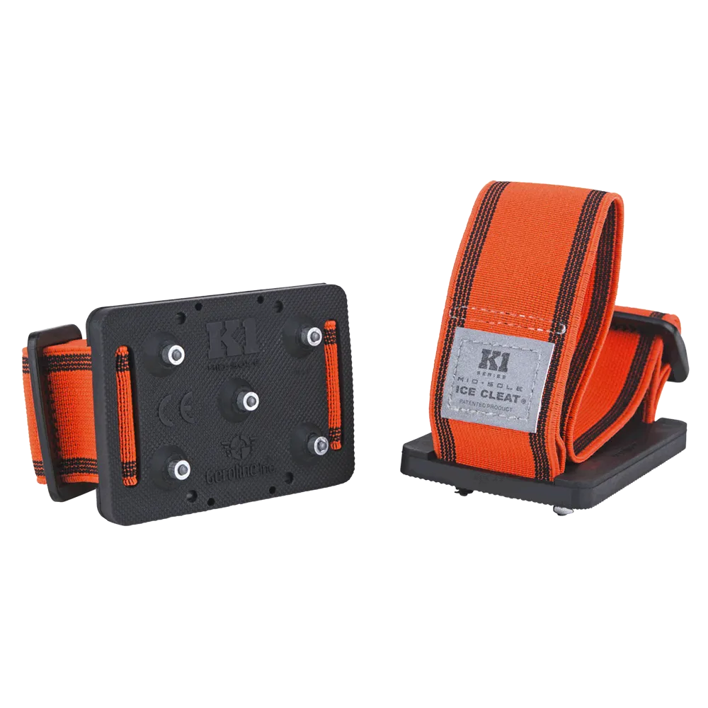 Ice Cleats - K1 Mid-Sole, Hi-Viz Orange V9770150-O/S / V9770250-O/S / V9770350-O/S
