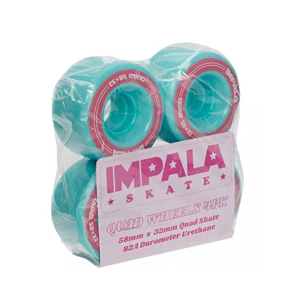 Impala Replacement Wheel 4pk - Aqua
