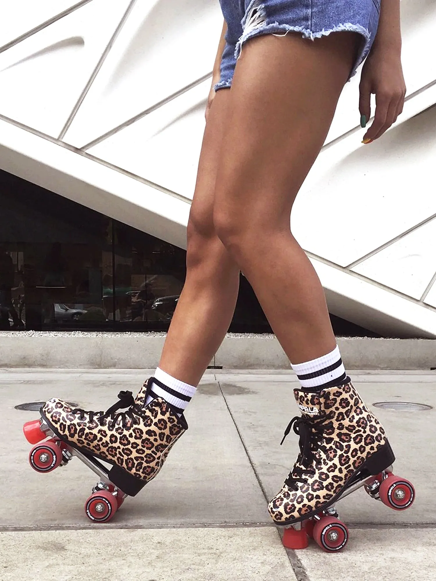 IMPALA SIDEWALK SKATES - ROLLER SKATES - LEOPARD - CLEARANCE