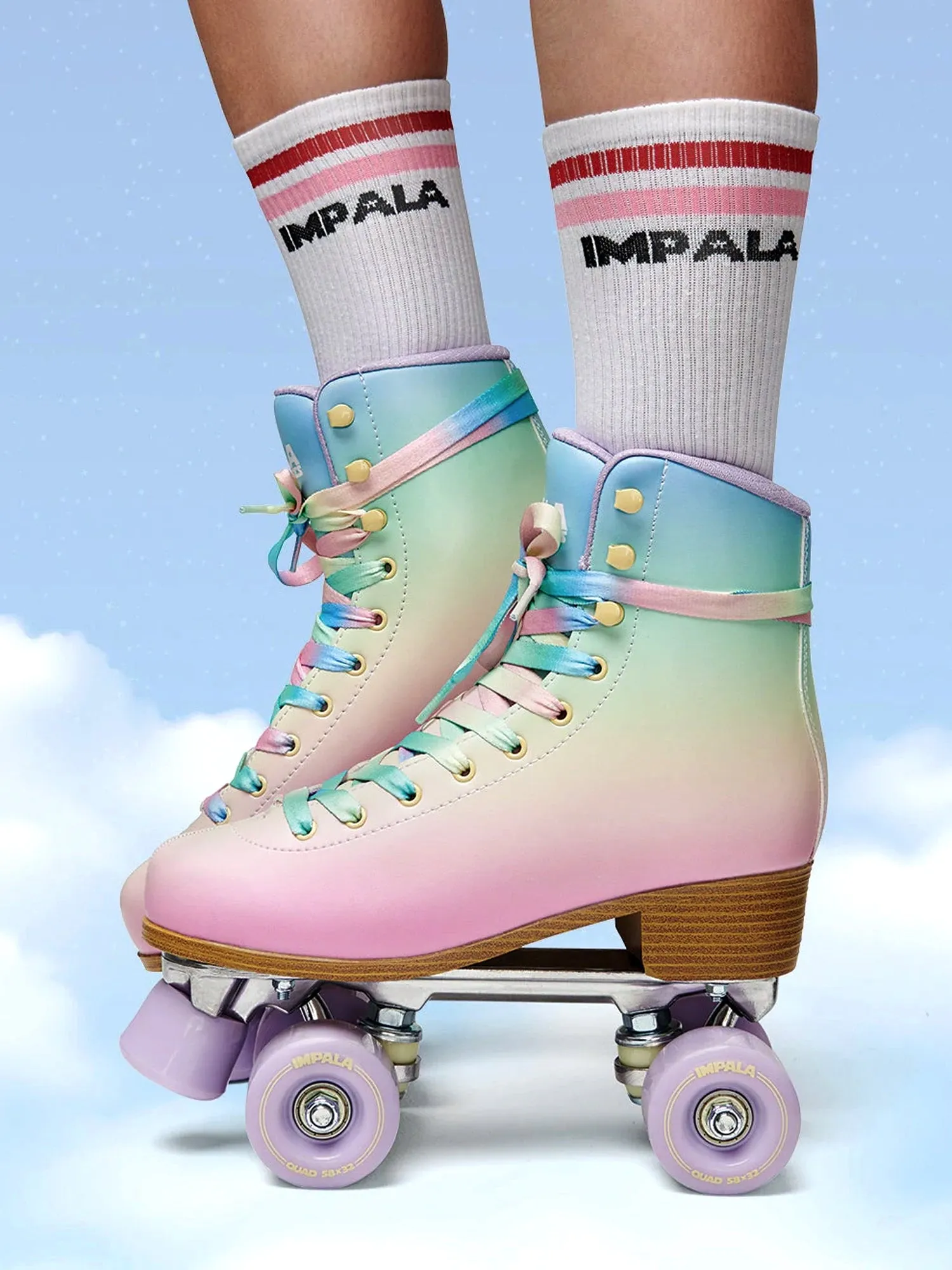 IMPALA SIDEWALK SKATES - ROLLER SKATES - PASTEL FADE  - CLEARANCE