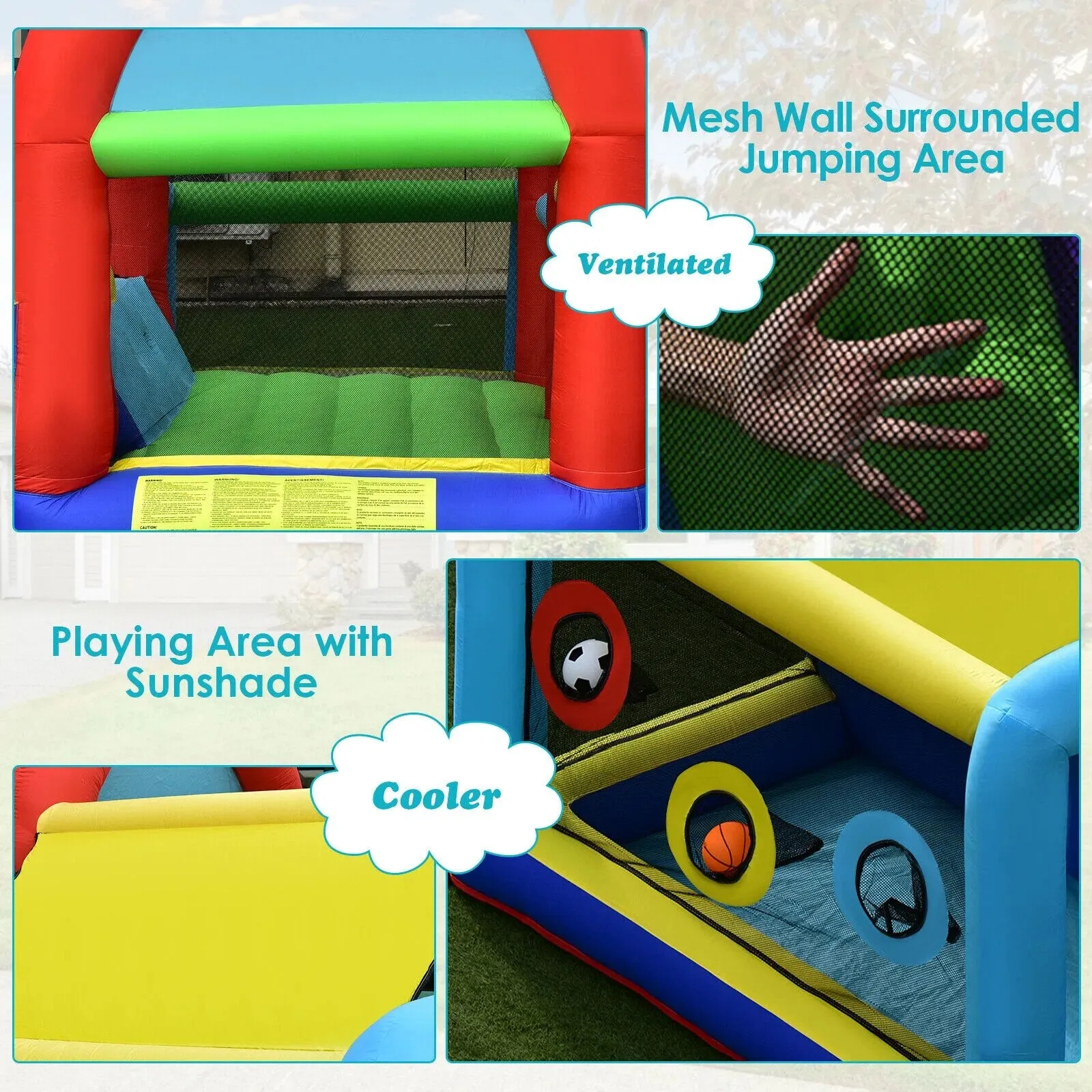 Inflatable Bouncy House (Without Blower)