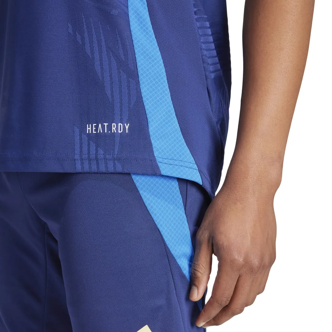 Italy 2024 Tiro 24 Competition Men's Training Jersey Blue