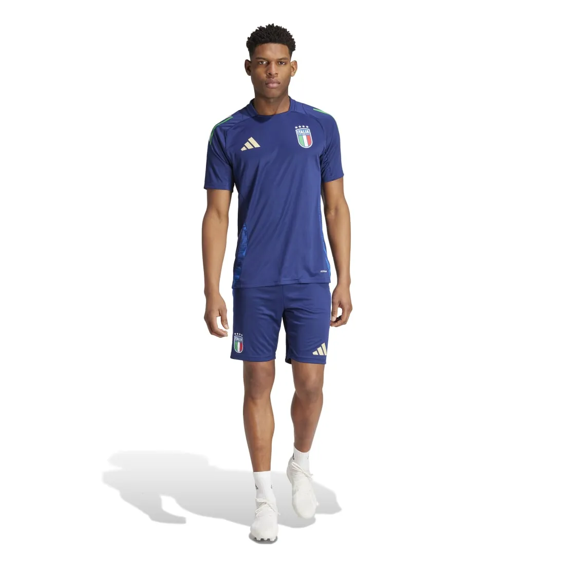 Italy 2024 Tiro 24 Competition Men's Training Jersey Blue