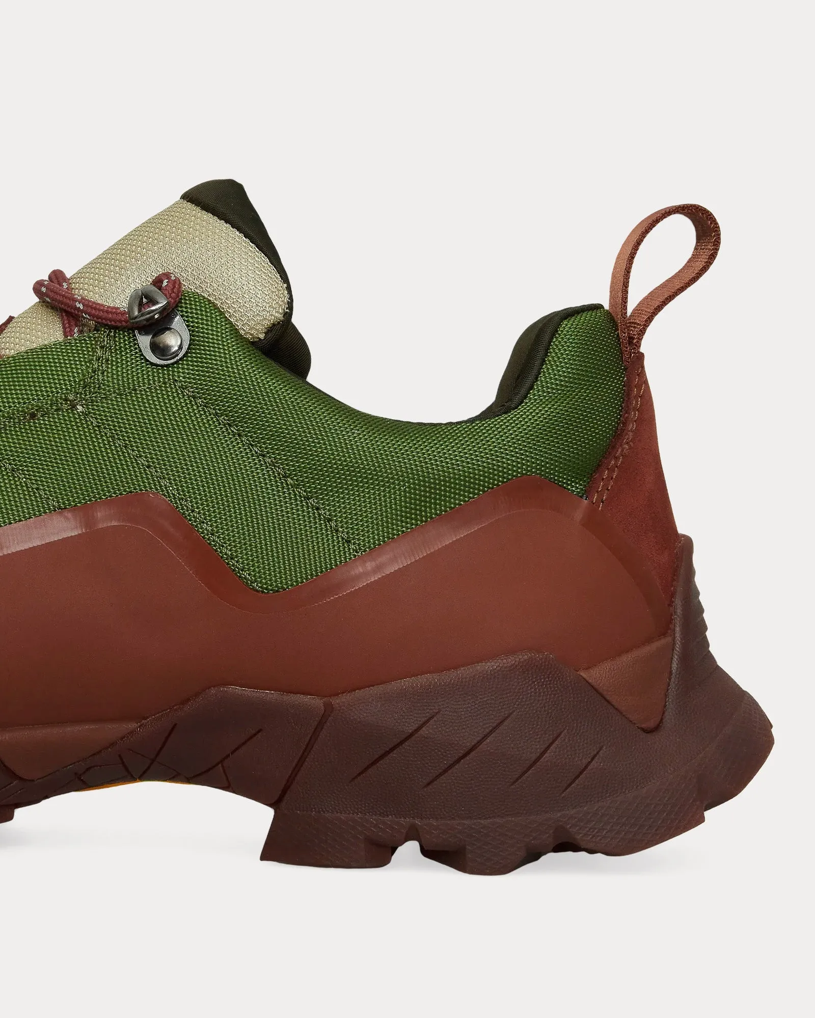 Katharina Olive / Rust Low Top Sneakers