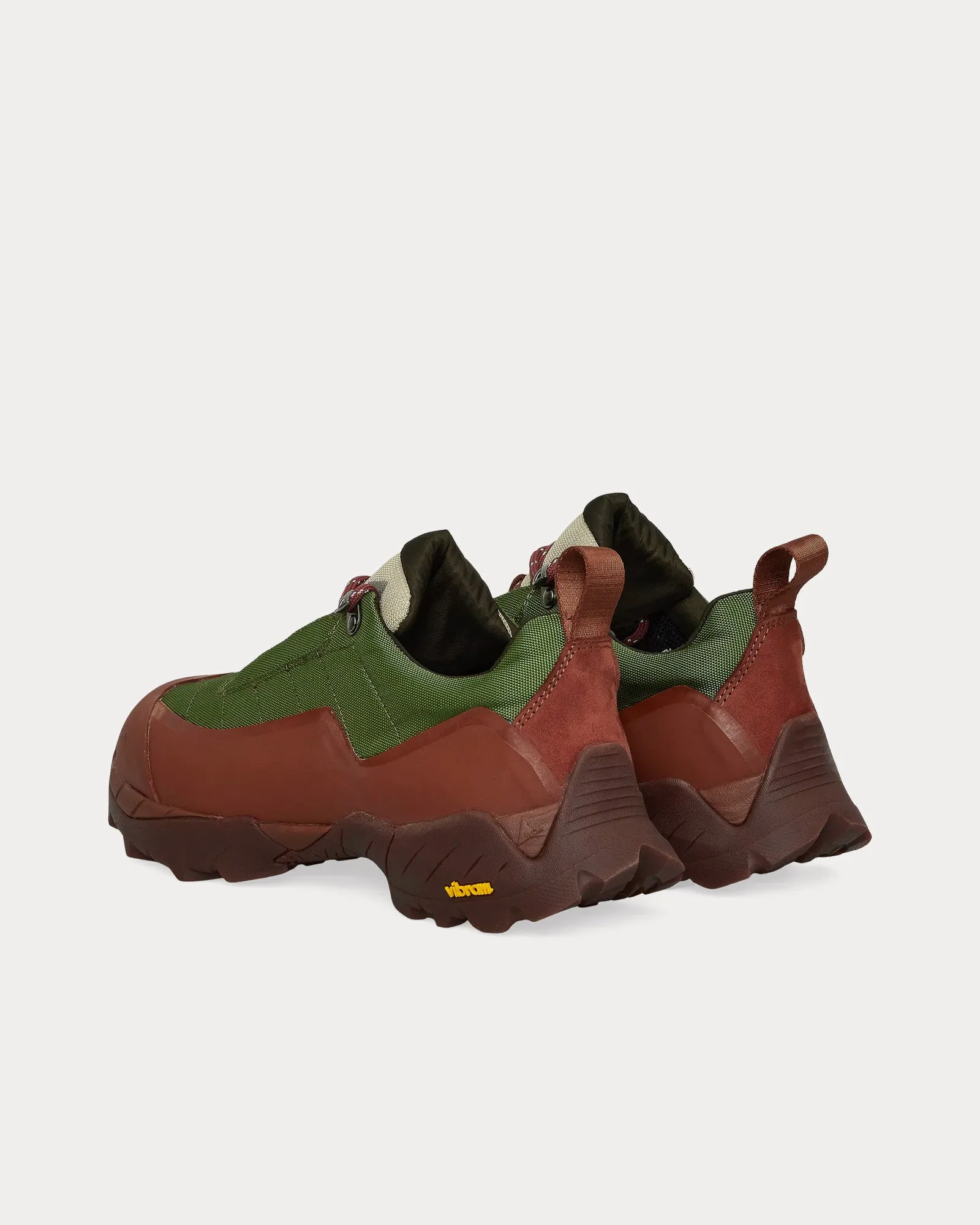Katharina Olive / Rust Low Top Sneakers