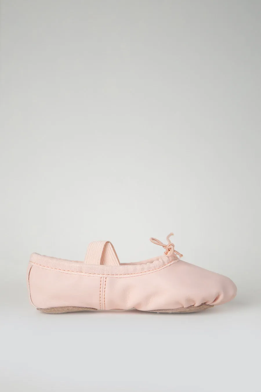 Kids PU Leather Ballet Shoes (Split Sole, With Lace)