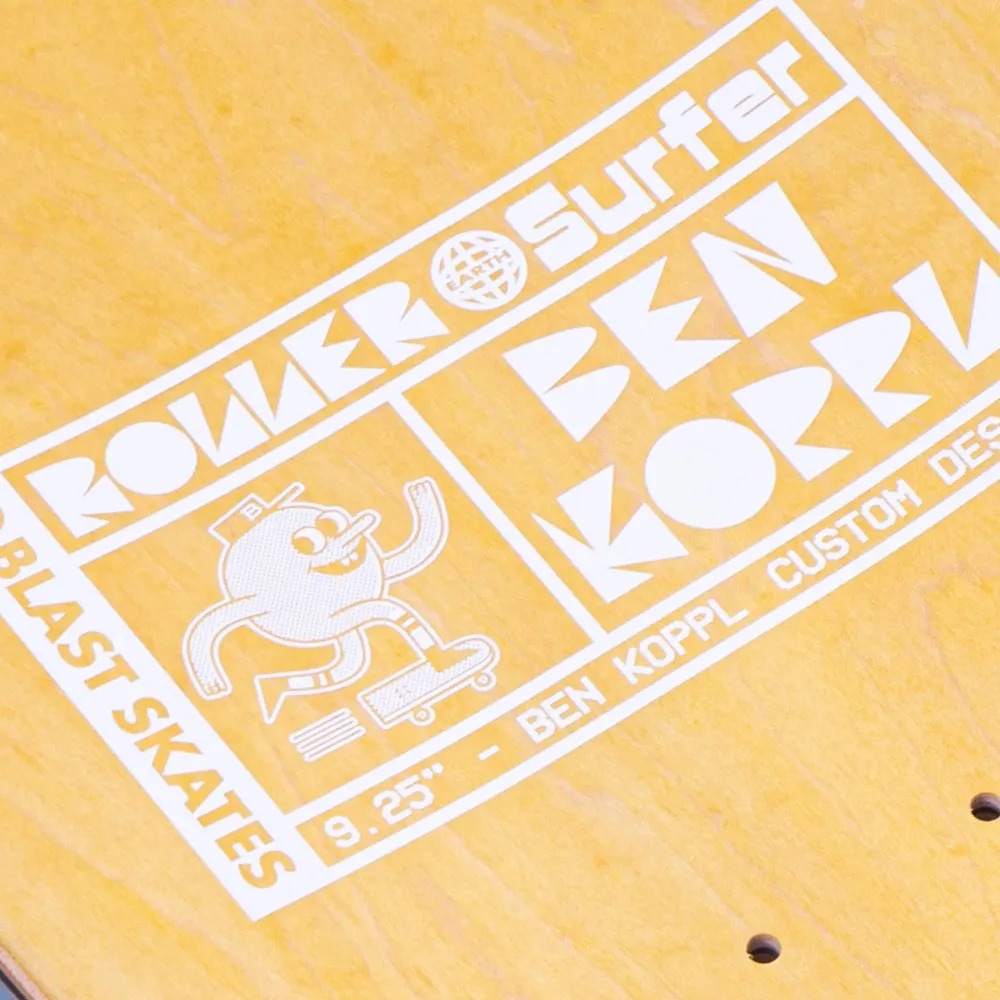 Koppl Roller Earth Surfer Deck 8.5