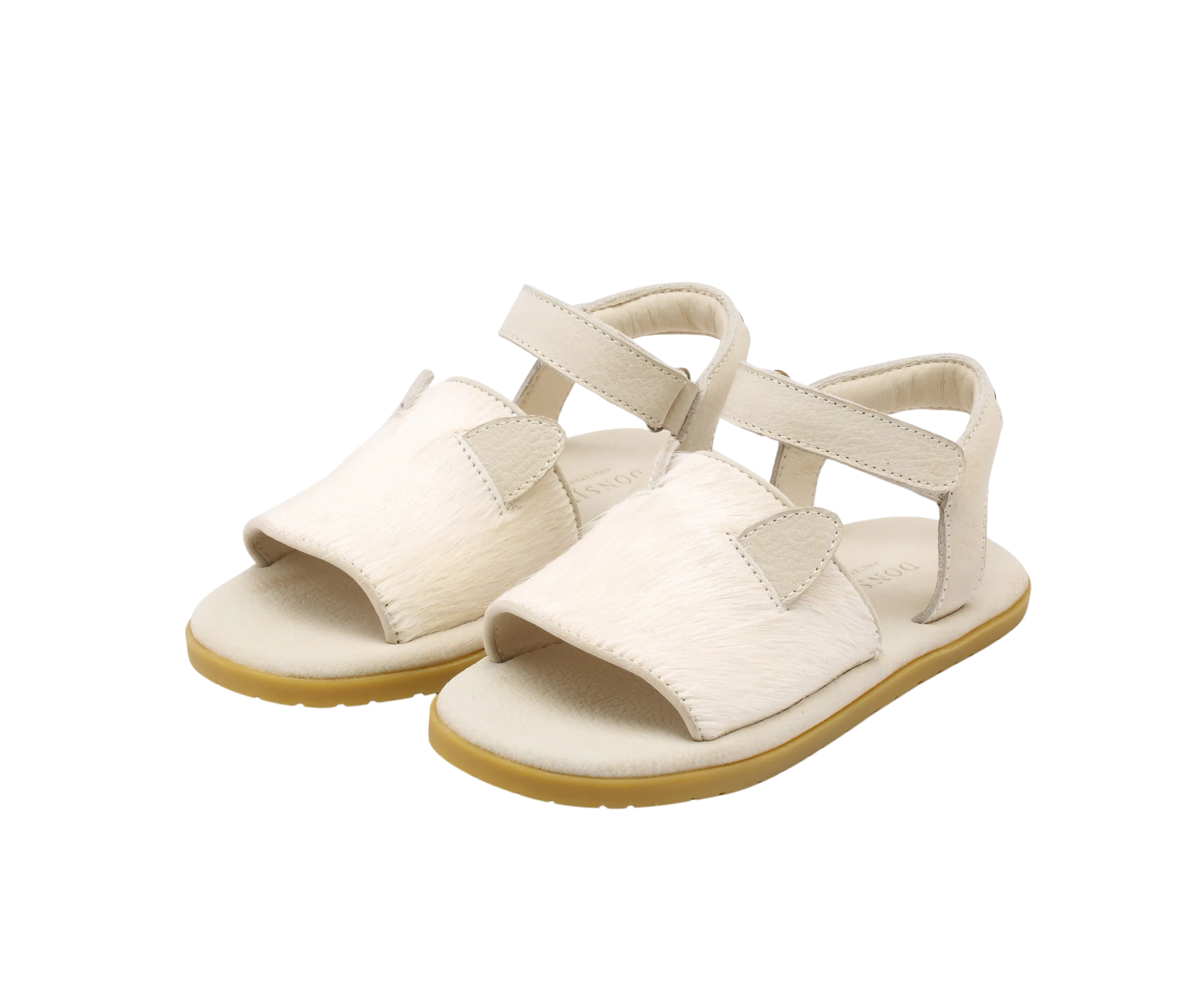 Lara Sandals | Cat | Cream Cow Hair