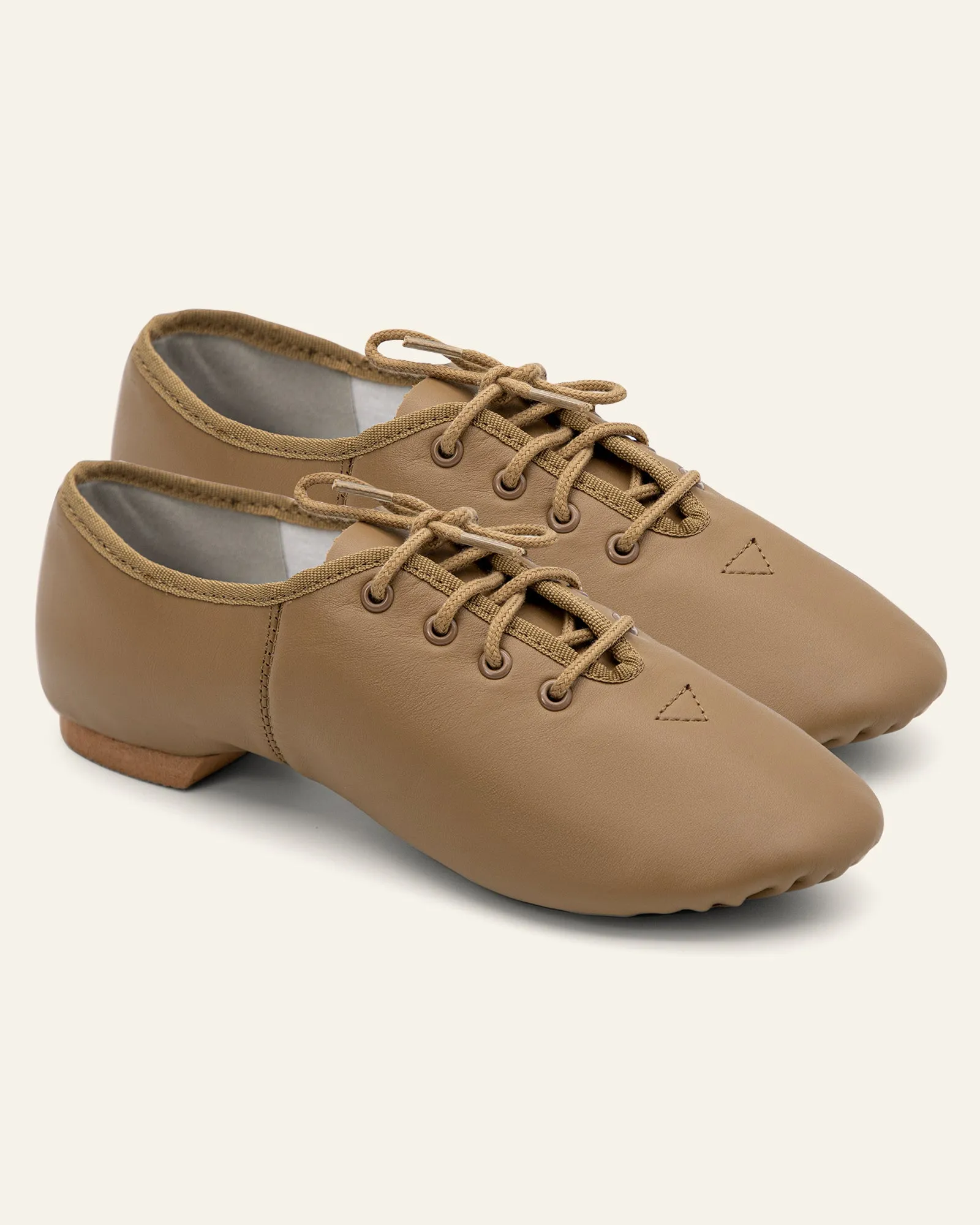 Leather Flex Lace Up Jazz Shoes for Women and Men Professional Dancer
