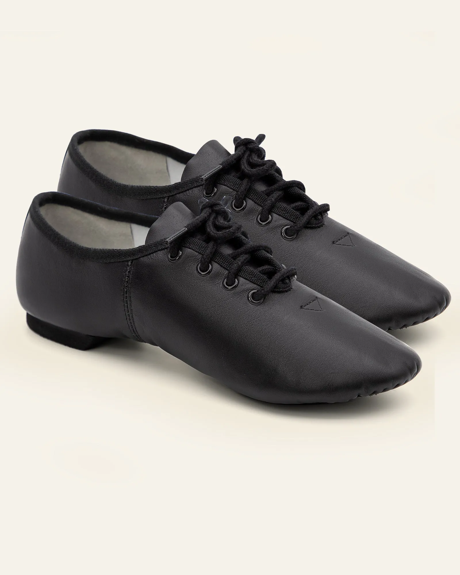 Leather Flex Lace Up Jazz Shoes for Women and Men Professional Dancer