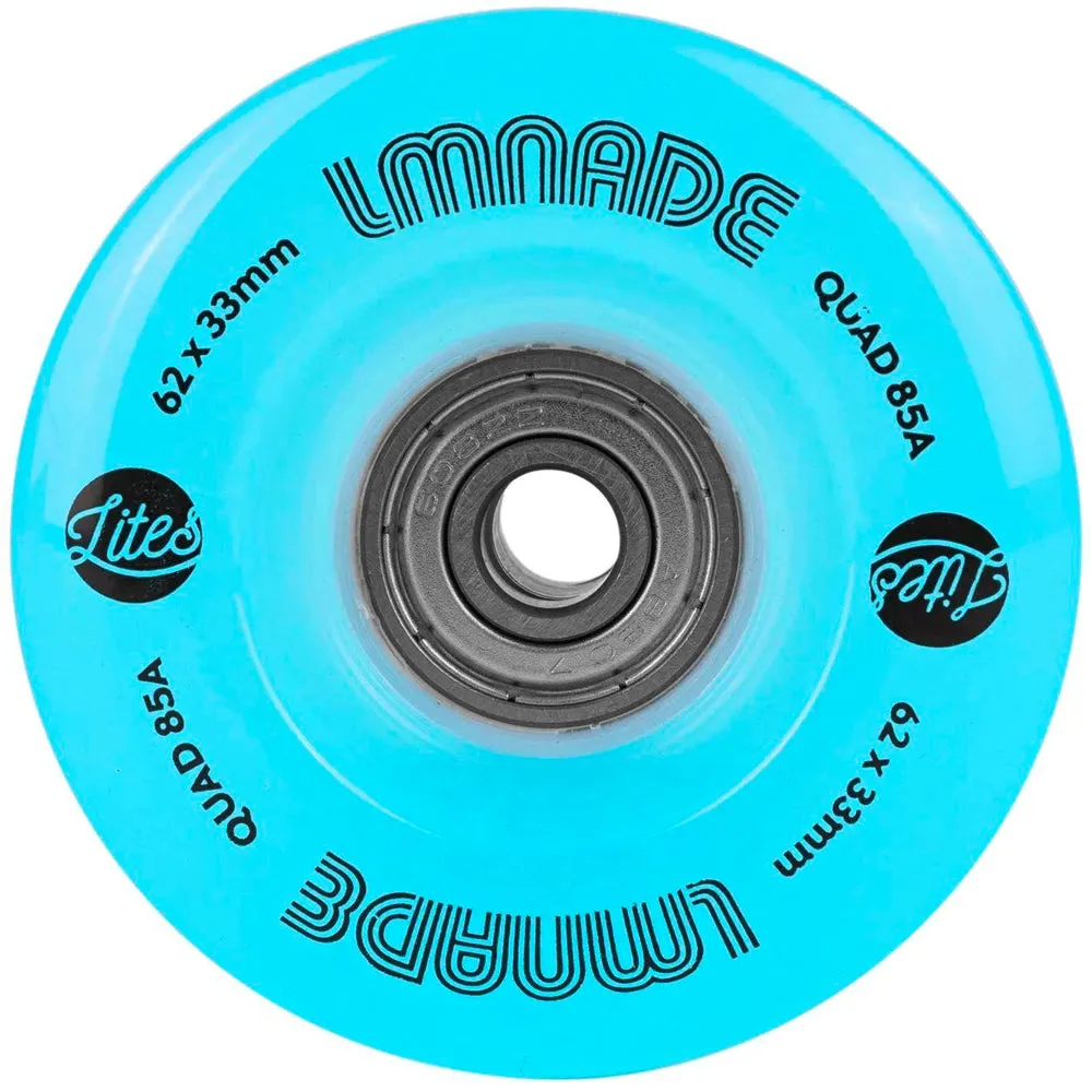 Lmnade LED Lites Light Up Quad Wheel and Bearings - 4 pack