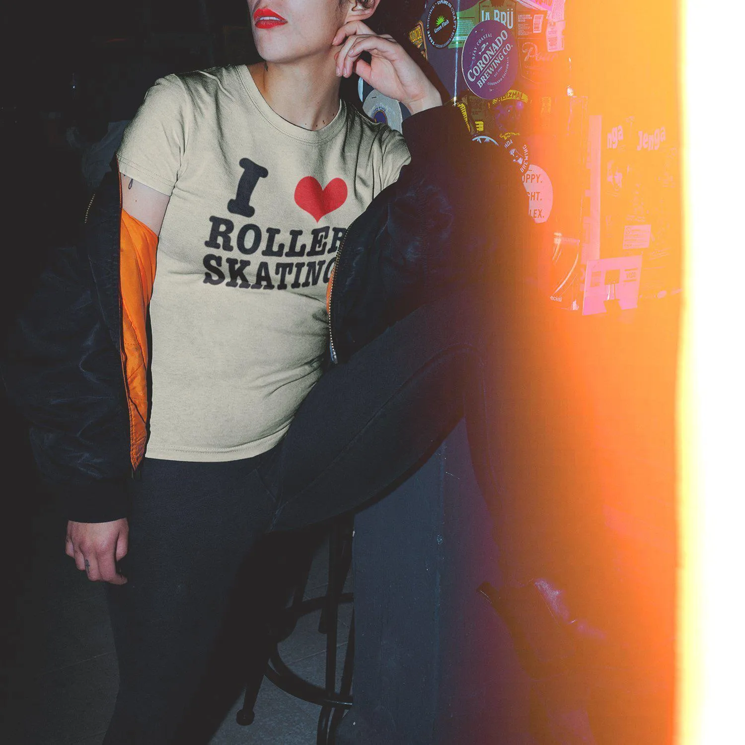 Love Roller Skating Graphic T-Shirt