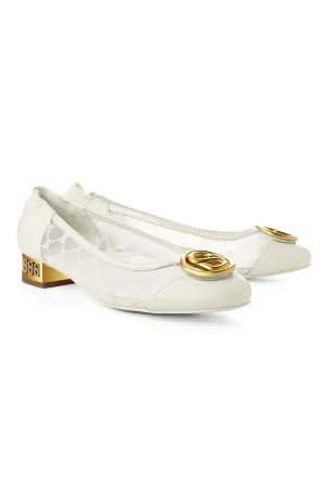 Meela Pump - Broken White