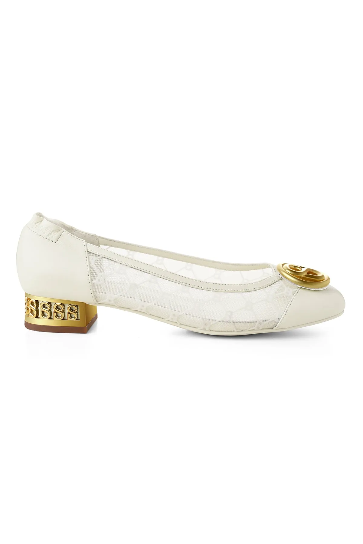 Meela Pump - Broken White