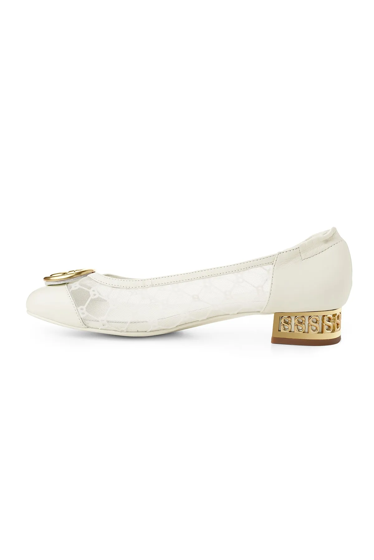 Meela Pump - Broken White