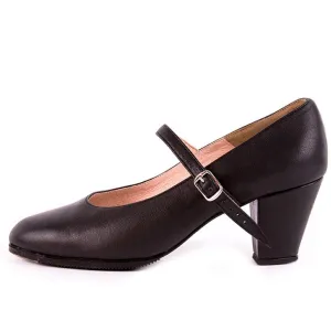 Miguelito 1600 Women's Flamenco Dance Shoes with Nails, Leather, 2.5" Heel