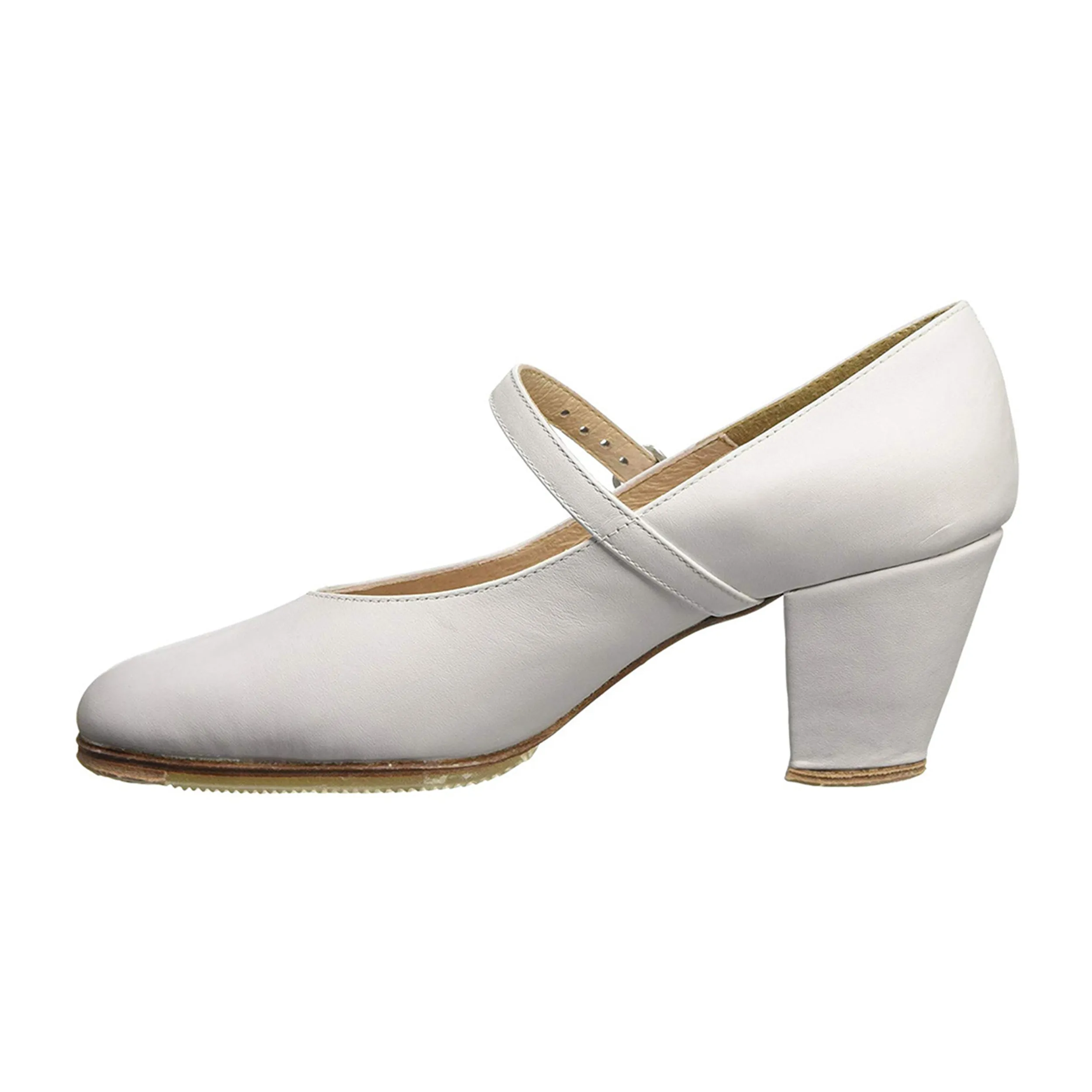 Miguelito 1600 Women's Flamenco Dance Shoes with Nails, Leather, 2.5" Heel