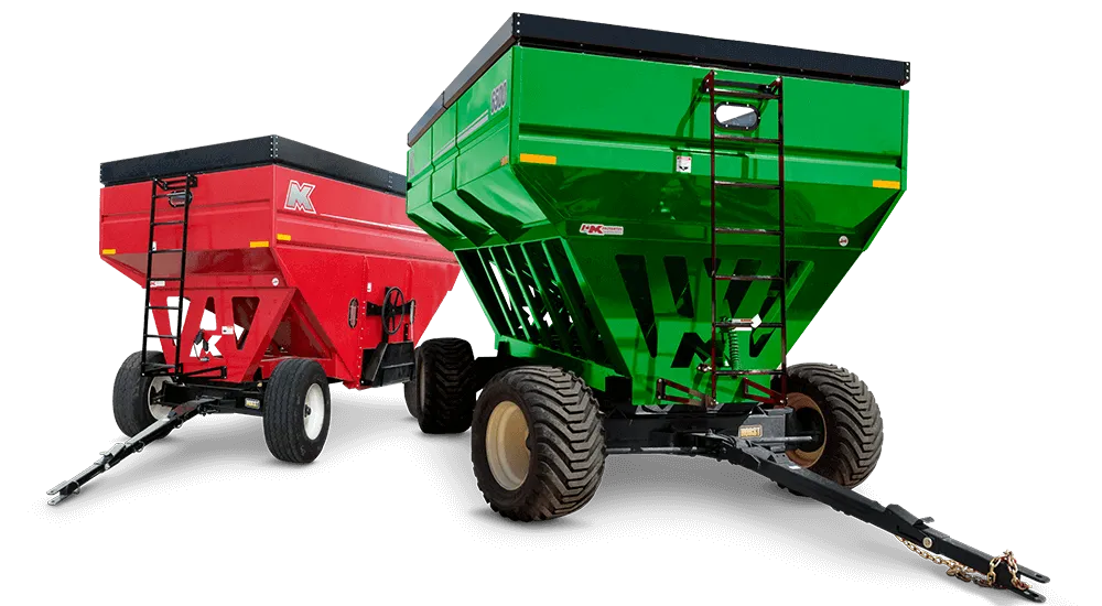 MK Martin 3200 Grain Carts Cravity Box | Capacity 320-375-450 Bushels | For Tractor