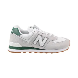 New Balance 574 Men's Shoes White-Green