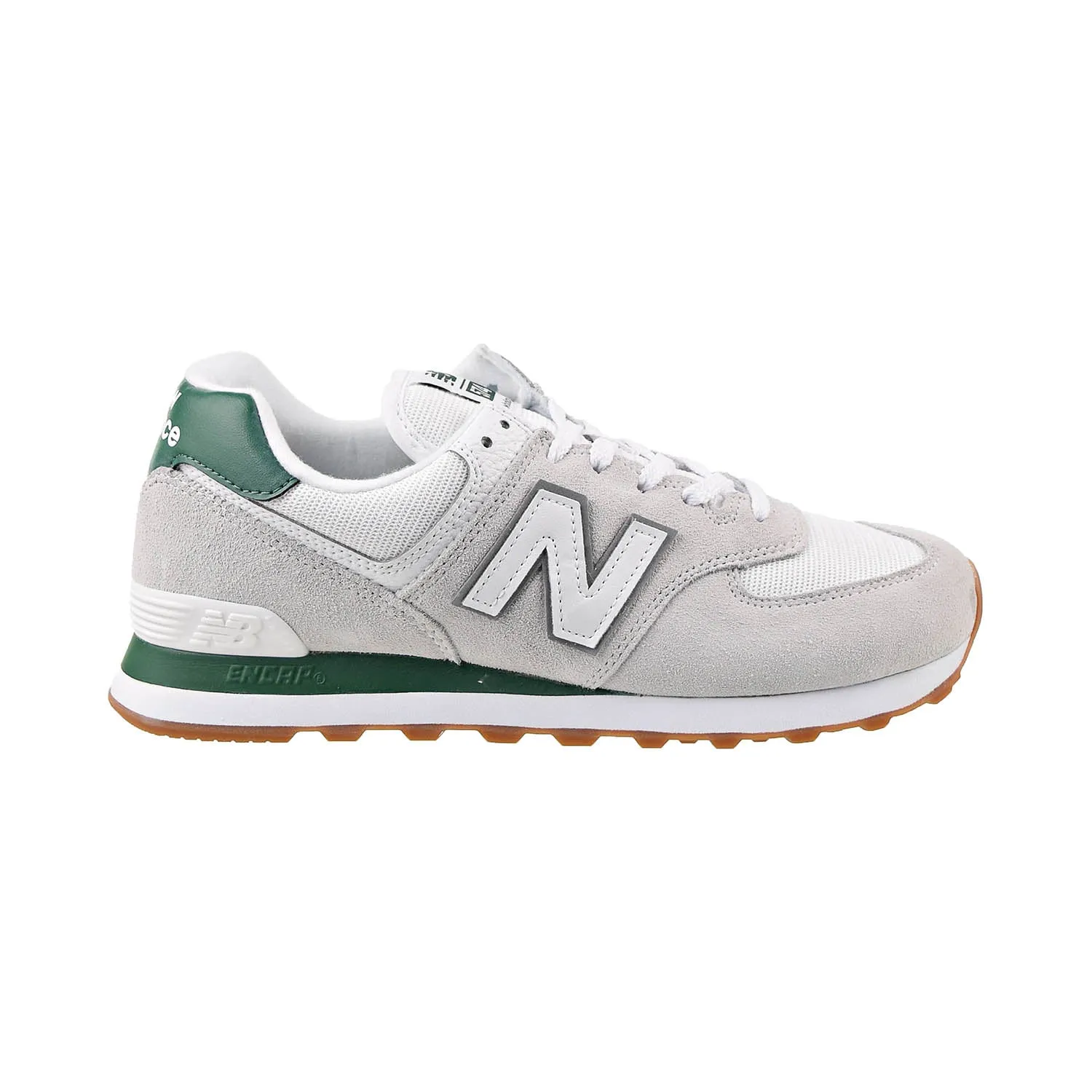 New Balance 574 Men's Shoes White-Green