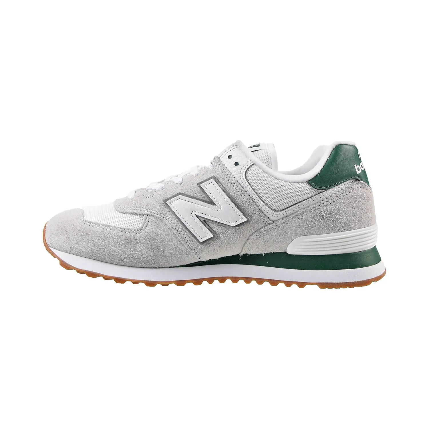 New Balance 574 Men's Shoes White-Green