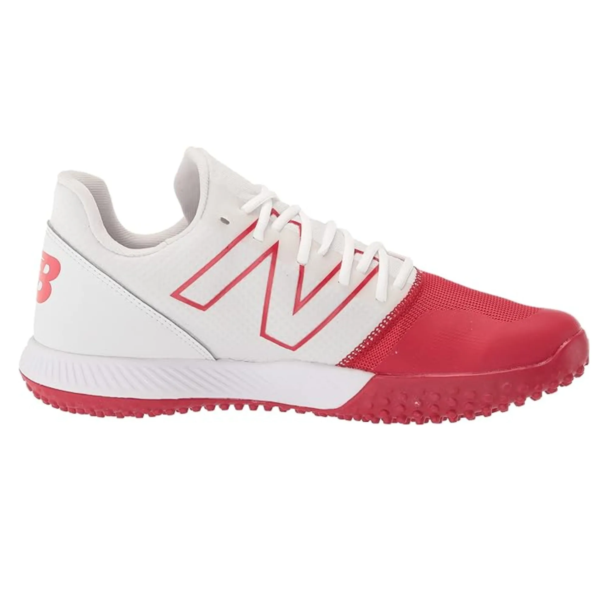 New Balance FuelCell 4040 V6 Men's Turf Baseball Shoes (Red White)