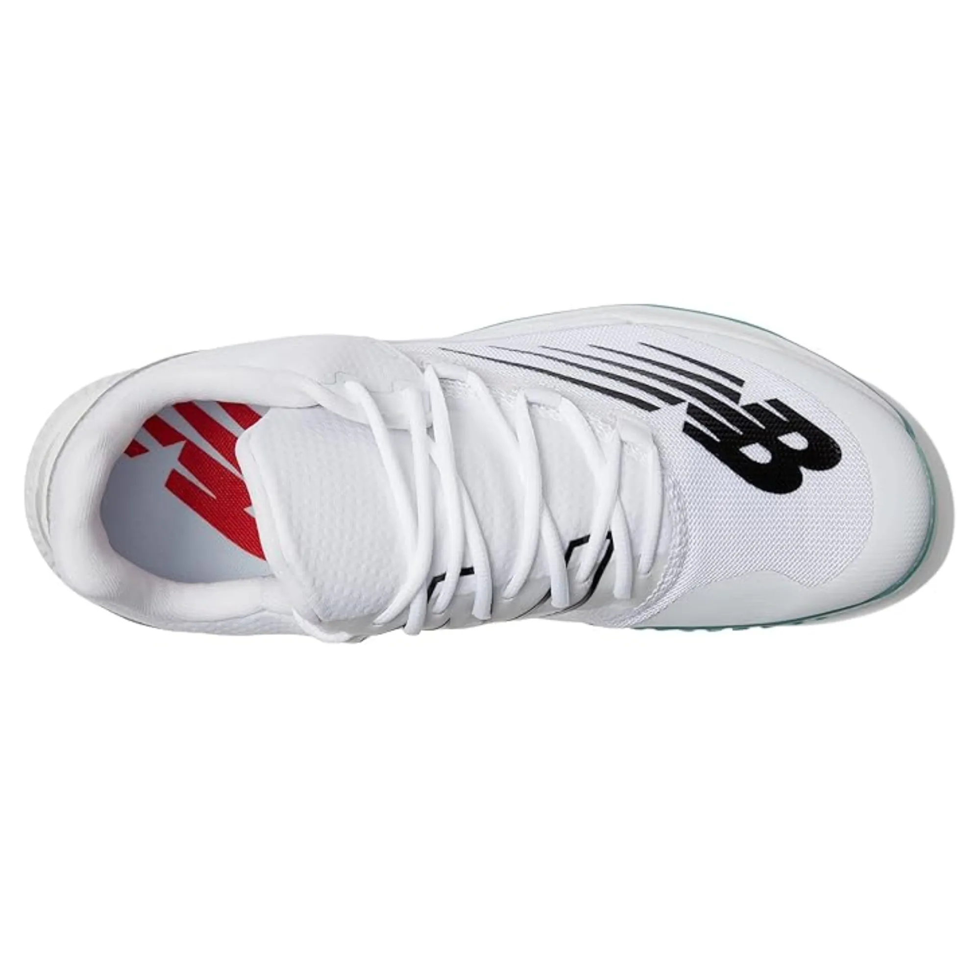 New Balance FuelCell 4040 V6 Men's Turf Baseball Shoes (White Black Ice)