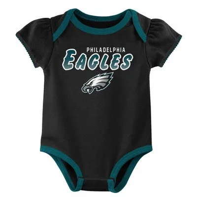 New - NFL Baby Girls' Onesies 3pk Set